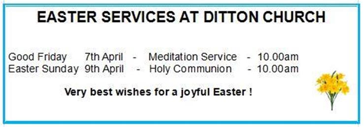  - EASTER SERVICES AT THE CHURCH