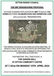 PUBLIC MEETING MONDAY 15TH APRIL 2024, 7.30PM