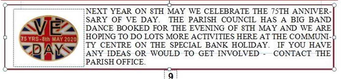  - VE Day 75th Anniversary - May 2020