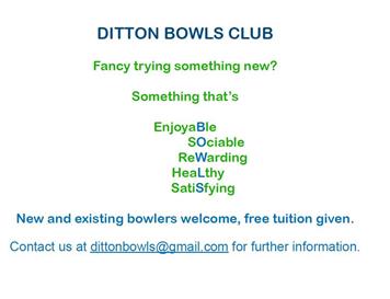  - DITTON BOWLS CLUB
